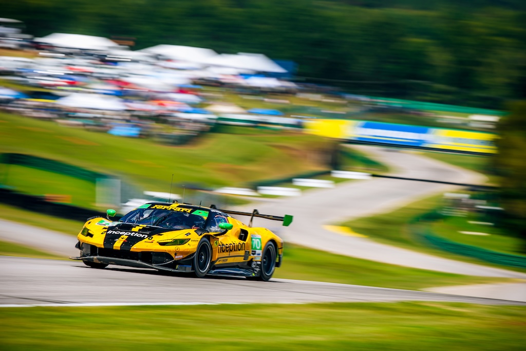 Frederik Schandorff tilbage på IMSA-podiet i Virginia.
(Foto: Inception Racing)